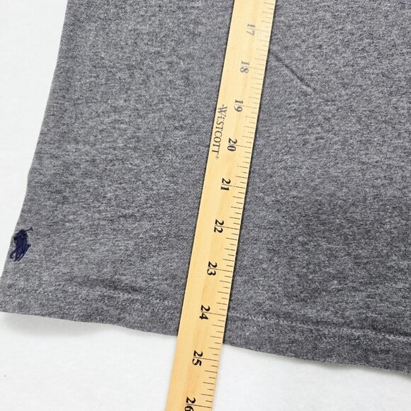 Polo‎ Ralph Lauren T-Shirt Kids Short Sleeve Heathered Gray Large (14-16) Crew - Picture 12 of 13
